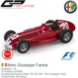 Modelauto 1:18 | GP Replicas GP083B | Scuderia Alfa Romeo Alfetta 159 1951 #20 - Nino Giuseppe Farina Modelauto 1:18 | GP Replicas GP083B | Scuderia Alfa Romeo Alfetta 159 1951 #20 - Nino Giuseppe Farina