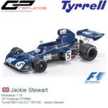 Modelauto 1:18 | GP Replicas GP068A | Tyrrell 006 Ford ELF 1973 #5 - Jackie Stewart Modelauto 1:18 | GP Replicas GP068A | Tyrrell 006 Ford ELF 1973 #5 - Jackie Stewart