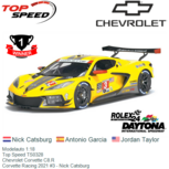 Modelauto 1:18 | Top Speed TS0328 | Chevrolet Corvette C8.R | Corvette Racing 2021 #3 - Nick Catsburg Modelauto 1:18 | Top Speed TS0328 | Chevrolet Corvette C8.R | Corvette Racing 2021 #3 - Nick Catsburg