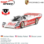 Modelauto 1:18 | Top Speed TS0332 | Porsche 962 GTP | Bayside Disposal Racing 1987 #86 - Jochen Mass Modelauto 1:18 | Top Speed TS0332 | Porsche 962 GTP | Bayside Disposal Racing 1987 #86 - Jochen Mass