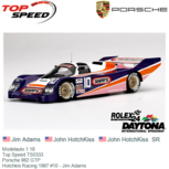 Modelauto 1:18 | Top Speed TS0333 | Porsche 962 GTP | Hotchkis Racing 1987 #10 - Jim Adams Modelauto 1:18 | Top Speed TS0333 | Porsche 962 GTP | Hotchkis Racing 1987 #10 - Jim Adams