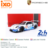 Modelauto 1:18 | IXO-Models LEGT18059 | Porsche 911 GT3 RSR LMGTE | Team Project 1 2021 #56 - Larry ten Voorde Modelauto 1:18 | IXO-Models LEGT18059 | Porsche 911 GT3 RSR LMGTE | Team Project 1 2021 #56 - Larry ten Voorde