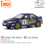 Modelauto 1:24 | IXO-Models 24RAL011A | Subaru Impreza 22B WRC 1995 #5 - Carlos SR Sainz Modelauto 1:24 | IXO-Models 24RAL011A | Subaru Impreza 22B WRC 1995 #5 - Carlos SR Sainz