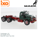 Vrachtwagen 1:43 | IXO-Models TR104 | Mack B61 Green / Red 1953 Vrachtwagen 1:43 | IXO-Models TR104 | Mack B61 Green / Red 1953