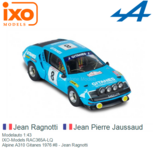 Modelauto 1:43 | IXO-Models RAC365A-LQ | Alpine A310 Gitanes 1976 #8 - Jean Ragnotti Modelauto 1:43 | IXO-Models RAC365A-LQ | Alpine A310 Gitanes 1976 #8 - Jean Ragnotti