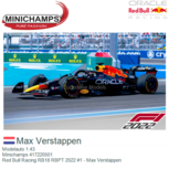 Modelauto 1:43 | Minichamps 417220501 | Red Bull Racing RB18 RBPT 2022 #1 - Max Verstappen Modelauto 1:43 | Minichamps 417220501 | Red Bull Racing RB18 RBPT 2022 #1 - Max Verstappen
