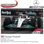 Modelauto 1:43 | Minichamps 417220563 | Mercedes AMG F1 W13 E-Performance 2022 #53 - George Russell Modelauto 1:43 | Minichamps 417220563 | Mercedes AMG F1 W13 E-Performance 2022 #53 - George Russell