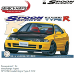 Bouwpakket 1:24 | Minichamps Fujimi | SPOON Honda Integra Type-R DC2 Bouwpakket 1:24 | Minichamps Fujimi | SPOON Honda Integra Type-R DC2
