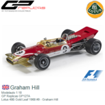 Modelauto 1:18 | GP Replicas GP127A | Lotus 49B Gold Leaf 1968 #9 - Graham Hill Modelauto 1:18 | GP Replicas GP127A | Lotus 49B Gold Leaf 1968 #9 - Graham Hill