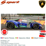 Modelauto 1:43 | Spark SB478 | Lamborghini Huracán GT3 EVO | Emil Frey Racing 2021 #463 Belgium / Spa-Francorchamps / 24 Hours Modelauto 1:43 | Spark SB478 | Lamborghini Huracán GT3 EVO | Emil Frey Racing 2021 #463 Belgium / Spa-Francorchamps / 24 Hours