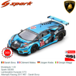 Modelauto 1:43 | Spark SB300 | Lamborghini Huracán GT3 | Attempto Racing 2017 #67 Belgium / Spa-Francorchamps / 24 Hours Modelauto 1:43 | Spark SB300 | Lamborghini Huracán GT3 | Attempto Racing 2017 #67 Belgium / Spa-Francorchamps / 24 Hours