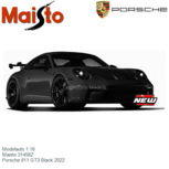 Modelauto 1:18 | Maisto 31458Z | Porsche 911 GT3 Black 2022 Modelauto 1:18 | Maisto 31458Z | Porsche 911 GT3 Black 2022