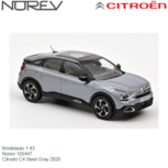 Modelauto 1:43 | Norev 155447 | Citroën C4 Steel Gray 2020 Modelauto 1:43 | Norev 155447 | Citroën C4 Steel Gray 2020