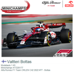 Modelauto 1:43 | Minichamps 417220177 | Alfa Romeo F1 Team ORLEN C42 2022 #77 - Valtteri Bottas Modelauto 1:43 | Minichamps 417220177 | Alfa Romeo F1 Team ORLEN C42 2022 #77 - Valtteri Bottas