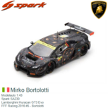 Modelauto 1:43 | Spark SA230 | Lamborghini Huracan GT3 Evo | FFF Racing 2016 #5 - Bortolotti Modelauto 1:43 | Spark SA230 | Lamborghini Huracan GT3 Evo | FFF Racing 2016 #5 - Bortolotti