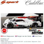 Modelauto 1:43 | Spark US279 | Cadillac Dpi-V.R | Cadillac Chip Ganassi Racing 2021 #01 USA / Daytona 24 hours Modelauto 1:43 | Spark US279 | Cadillac Dpi-V.R | Cadillac Chip Ganassi Racing 2021 #01 USA / Daytona 24 hours