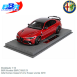Modelauto 1:18 | BBR Models BBRC1852-21 | Alfa Romeo Giulia GTA M Rosso Monza 2019 Modelauto 1:18 | BBR Models BBRC1852-21 | Alfa Romeo Giulia GTA M Rosso Monza 2019