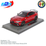 Modelauto 1:18 | BBR Models BBRC1852A1 | Alfa Romeo Giulia GTAM Rosso Monza 2019 Modelauto 1:18 | BBR Models BBRC1852A1 | Alfa Romeo Giulia GTAM Rosso Monza 2019