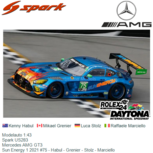 Modelauto 1:43 | Spark US283 | Mercedes AMG GT3 | Sun Energy 1 2021 #75 - Habul - Grenier - Stolz - Marciello Modelauto 1:43 | Spark US283 | Mercedes AMG GT3 | Sun Energy 1 2021 #75 - Habul - Grenier - Stolz - Marciello