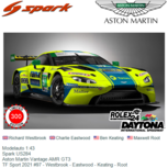 Modelauto 1:43 | Spark US284 | Aston Martin Vantage AMR GT3 | TF Sport 2021 #97 - Westbrook - Eastwood - Keating - Root Modelauto 1:43 | Spark US284 | Aston Martin Vantage AMR GT3 | TF Sport 2021 #97 - Westbrook - Eastwood - Keating - Root