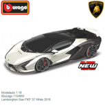 Modelauto 1:18 | Bburago 11046W | Lamborghini Sian FKP 37 White 2019 Modelauto 1:18 | Bburago 11046W | Lamborghini Sian FKP 37 White 2019