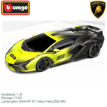 Modelauto 1:18 | Bburago 11100 | Lamborghini SIAN KP 37 Yellow Fade 2020 #63 Modelauto 1:18 | Bburago 11100 | Lamborghini SIAN KP 37 Yellow Fade 2020 #63