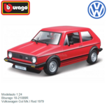 Modelauto 1:24 | Bburago 18-21089R | Volkswagen Gol Mk.I Red 1979 Modelauto 1:24 | Bburago 18-21089R | Volkswagen Gol Mk.I Red 1979