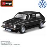 Modelauto 1:24 | Bburago 21089BK | Volkswagen Gol Mk.I Black 1979 Modelauto 1:24 | Bburago 21089BK | Volkswagen Gol Mk.I Black 1979