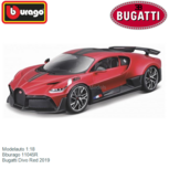 Modelauto 1:18 | Bburago 11045R | Bugatti Divo Red 2019 italië Modelauto 1:18 | Bburago 11045R | Bugatti Divo Red 2019 italië