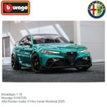 Modelauto 1:18 | Bburago 01447GR | Alfa Romeo Giulia GTAm Verde Montreal 2020 Modelauto 1:18 | Bburago 01447GR | Alfa Romeo Giulia GTAm Verde Montreal 2020