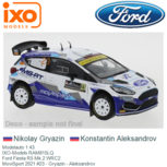 Modelauto 1:43 | IXO-Models RAM815LQ | Ford Fiesta R5 Mk.2 WRC2 | MoviSport 2021 #23 - Nikolay Gryazin Modelauto 1:43 | IXO-Models RAM815LQ | Ford Fiesta R5 Mk.2 WRC2 | MoviSport 2021 #23 - Nikolay Gryazin