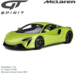 Modelauto 1:18 | GT Spirit GT400 | McLaren Artura Groen 2021 Modelauto 1:18 | GT Spirit GT400 | McLaren Artura Groen 2021