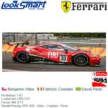 Modelauto 1:43 | Looksmart LSRC107 | Ferrari 488 GT3 | Rinaldi Racing 2021 #33 Belgium / Spa-Francorchamps / 24 Hours Modelauto 1:43 | Looksmart LSRC107 | Ferrari 488 GT3 | Rinaldi Racing 2021 #33 Belgium / Spa-Francorchamps / 24 Hours