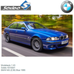 Modelauto 1:43 | Solido 4310501 | BMW M5 (E39) Blue 1995 Modelauto 1:43 | Solido 4310501 | BMW M5 (E39) Blue 1995