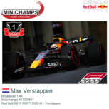 Modelauto 1:43 | Minichamps 417220801 | Red Bull RB18 RBPT 2022 #1 - Verstappen Modelauto 1:43 | Minichamps 417220801 | Red Bull RB18 RBPT 2022 #1 - Verstappen