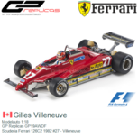 Modelauto 1:18 | GP Replicas GP19AWDF | Scuderia Ferrari 126C2 1982 #27 - Villeneuve Modelauto 1:18 | GP Replicas GP19AWDF | Scuderia Ferrari 126C2 1982 #27 - Villeneuve