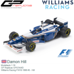 Modelauto 1:18 | GP Replicas GP57AWD | Williams Racing FW18 1996 #5 - Hill Modelauto 1:18 | GP Replicas GP57AWD | Williams Racing FW18 1996 #5 - Hill