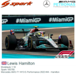 Modelauto 1:18 | Spark 18S765 | Mercedes AMG F1 W13 E-Performance 2022 #44 - Hamilton Modelauto 1:18 | Spark 18S765 | Mercedes AMG F1 W13 E-Performance 2022 #44 - Hamilton