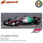 Modelauto 1:18 | Spark 18S768 | Alfa Romeo F1 C42 ORLEN 2022 #77 - Bottas Modelauto 1:18 | Spark 18S768 | Alfa Romeo F1 C42 ORLEN 2022 #77 - Bottas