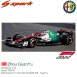 Modelauto 1:18 | Spark 18S767 | Alfa Romeo F1 C42 ORLEN 2022 #24 - GuanYu Modelauto 1:18 | Spark 18S767 | Alfa Romeo F1 C42 ORLEN 2022 #24 - GuanYu