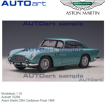 Modelauto 1:18 | Autoart 70288 | Aston Martin DB5 Caribbean Pearl 1964 Modelauto 1:18 | Autoart 70288 | Aston Martin DB5 Caribbean Pearl 1964