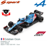 Modelauto 1:18 | Spark 18S600 | Alpine F1 A521 2021 #31 - Ocon Modelauto 1:18 | Spark 18S600 | Alpine F1 A521 2021 #31 - Ocon