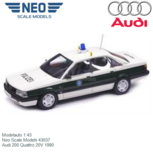Modelauto 1:43 | Neo Scale Models 43037 | Audi 200 Quattro 20V 1990 Duitsland Modelauto 1:43 | Neo Scale Models 43037 | Audi 200 Quattro 20V 1990 Duitsland