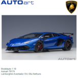 Modelauto 1:18 | Autoart 79174 | Lamborghini Aventador SVJ Blu Nethuns Modelauto 1:18 | Autoart 79174 | Lamborghini Aventador SVJ Blu Nethuns