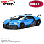 Modelauto 1:18 | Top Speed TS0373 | Bugatti Chiron Pur Sport Agile Blue Modelauto 1:18 | Top Speed TS0373 | Bugatti Chiron Pur Sport Agile Blue