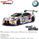Modelauto 1:18 | Top Speed TS0401 | BMW M4 GT3 | Turner Motorsport 2022 #96 - Klingmann - Auberlen - Foley - Dinan Modelauto 1:18 | Top Speed TS0401 | BMW M4 GT3 | Turner Motorsport 2022 #96 - Klingmann - Auberlen - Foley - Dinan