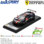Modelauto 1:43 | Looksmart LSRC082 | Ferrari 488 GT3 Evo | Octane 126 2020 #26 - Trummer - Hirschi - Grossmann - Ludwig Modelauto 1:43 | Looksmart LSRC082 | Ferrari 488 GT3 Evo | Octane 126 2020 #26 - Trummer - Hirschi - Grossmann - Ludwig