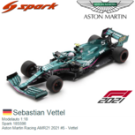 Modelauto 1:18 | Spark 18S598 | Aston Martin Racing AMR21 2021 #5 - Vettel Modelauto 1:18 | Spark 18S598 | Aston Martin Racing AMR21 2021 #5 - Vettel