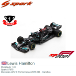 Modelauto 1:43 | Spark S7675 | Mercedes W12 E Performance 2021 #44 - Hamilton Modelauto 1:43 | Spark S7675 | Mercedes W12 E Performance 2021 #44 - Hamilton
