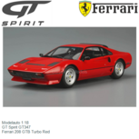 Modelauto 1:18 | GT Spirit GT347 | Ferrari 208 GTB Turbo Red Modelauto 1:18 | GT Spirit GT347 | Ferrari 208 GTB Turbo Red